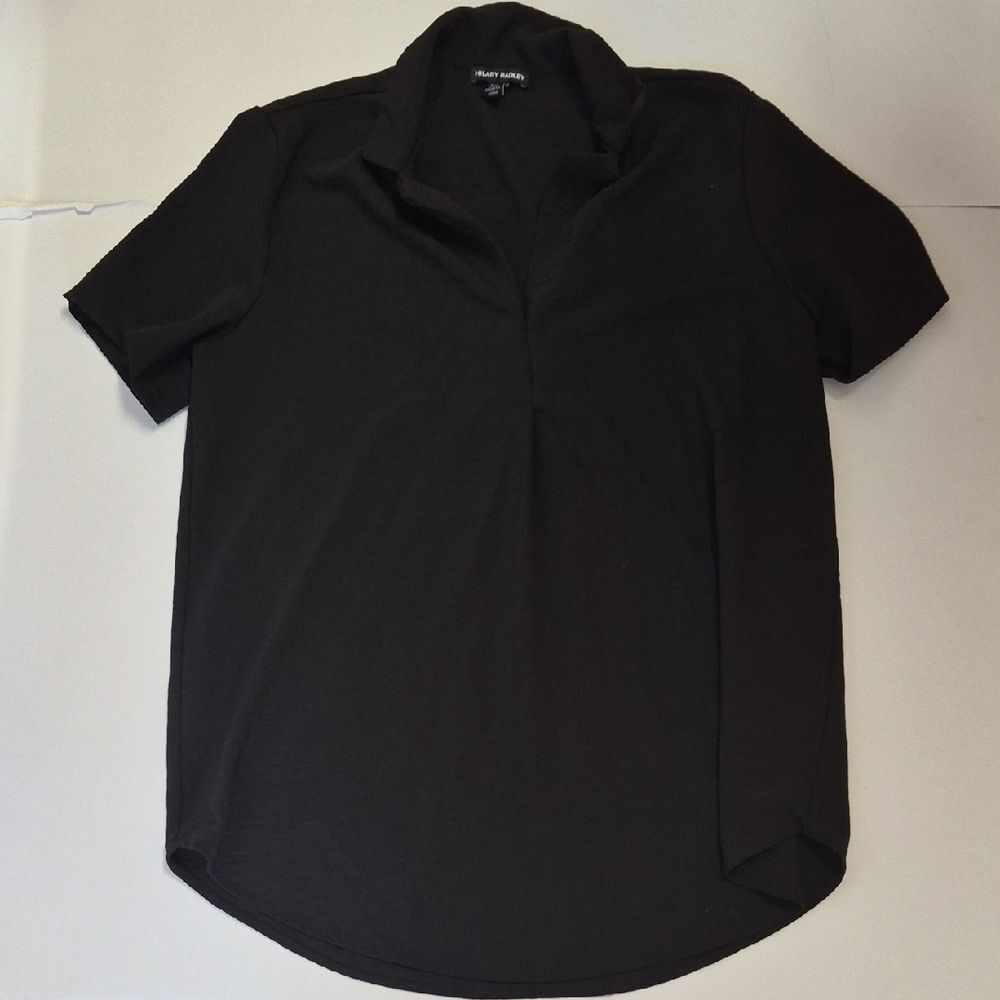 Hilary Radley Black Short Sleeve Tee